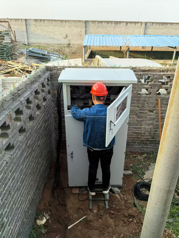 洛阳阿尔法无功补偿装置施工现场