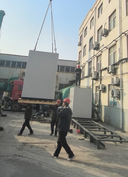 郑州客户现场吊装及施工